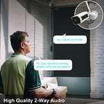 Cámara de Seguridad 1080P para Exteriores WiFi, Audio bidireccional/detección de Movimiento/Alarma de Actividad