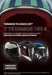 150€ de descuento si llevas tu casco Jet y compras uno BMW (BMW Motorrad Benigar)