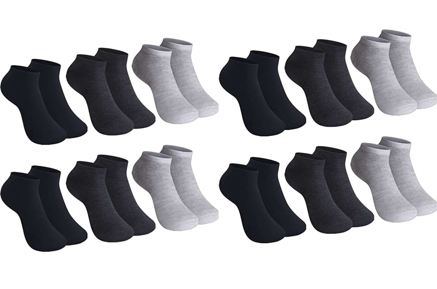 SG S.GIGEL 12 pares de calcetines para niños para niñas con un alto porcentaje de algodón coloridos calcetines de deporte en varios motivos / tallas 23-26 35-38 27-30 31-34 