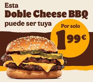 Doble Cheese BBQ por 1,99€