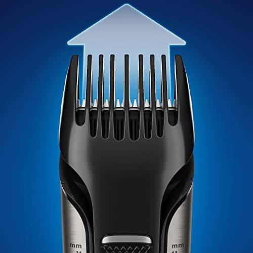 Philips Serie 7000 BG7025/15 - Afeitadora corporal con cabezal de recorte y de afeitado, 80 minutos de uso, apta para la ducha, color negro