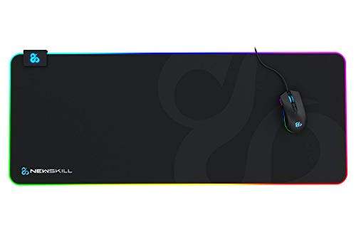 Newskill Nemesis V2 alfombrilla gaming RGB con base de goma natural, retroiluminación RGB 960*360*4mm, tamaño XL