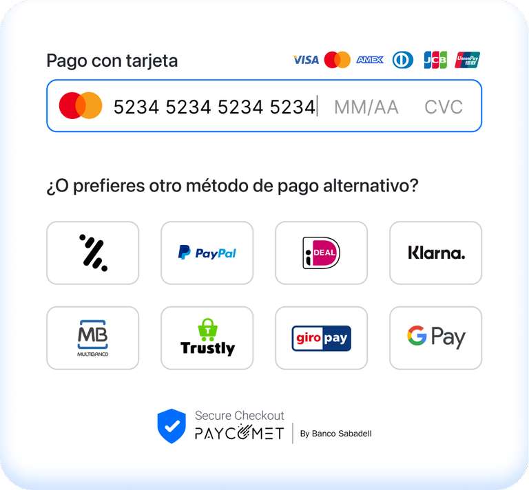 3 meses gratis de PayComet (plataforma de pagos para tiendas online)
