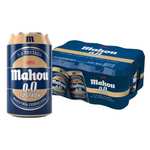 Mahou 0,0 Tostada, Cerveza Mahou Dorada Lager sin Alcohol, Pack de 24 Latas x 33 cl.