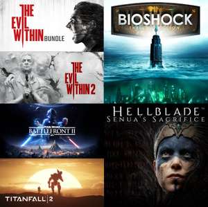 XBOX, Series X|S :: The Evil Within 1-2-Bundle, Hellblade: Senua's, Star Wars Battlefront II, Titanfall 2: Ultimate, Bioshock Infinite