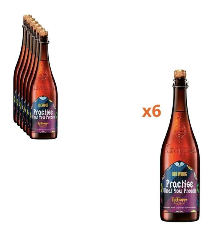 Pack Familiar: La Trappe BrewDog Cerveza, Pack de 6 cervezas de 75 cl (Total: 450 cl) (Caducidad: 02-10-2024)