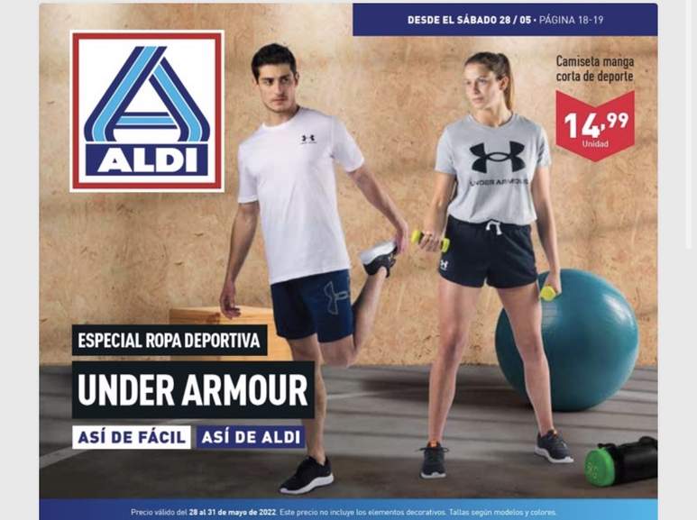 Recopilatorio Under Armour en ALDI (28-05-22) » Chollometro