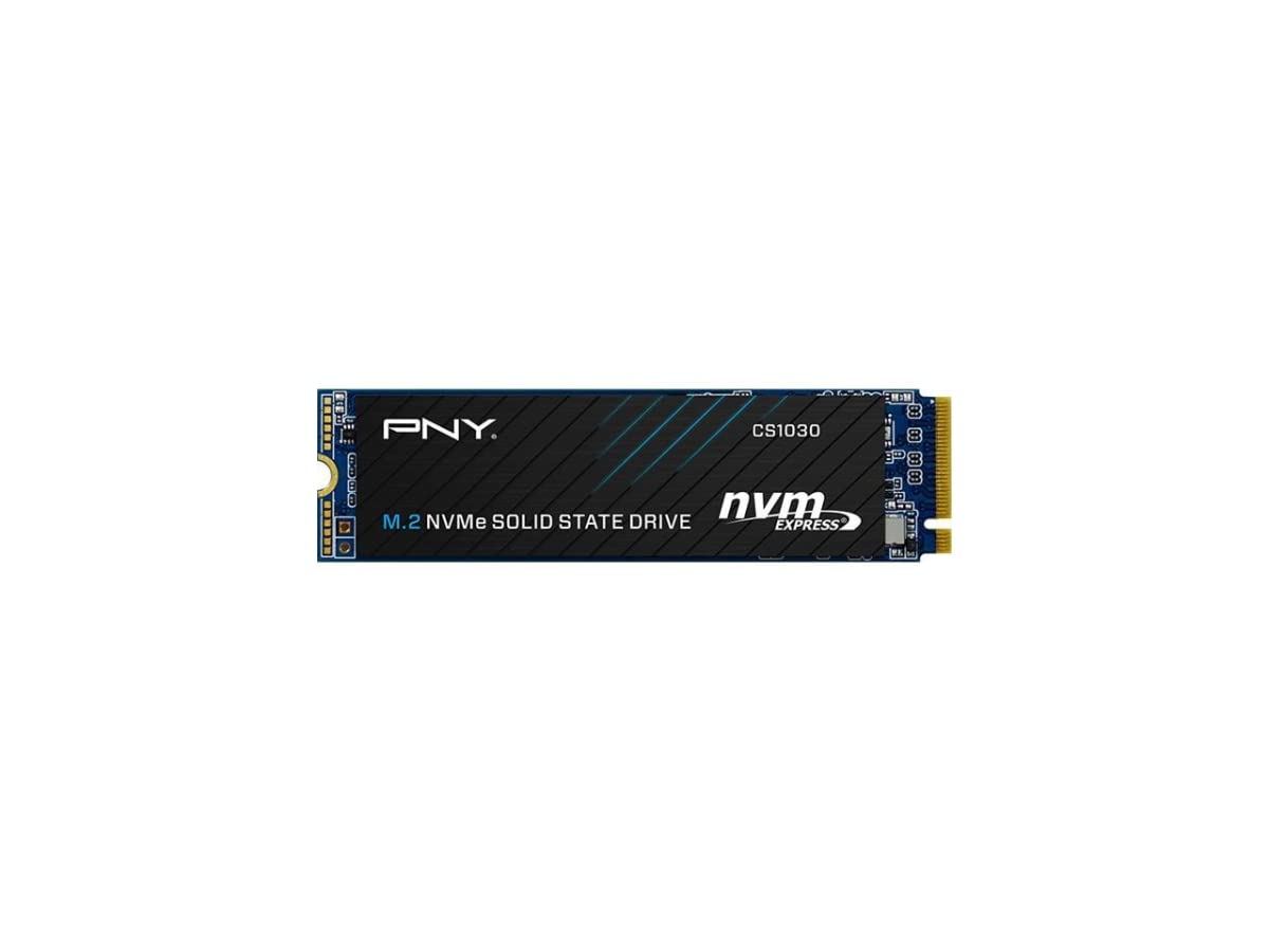 PNY CS1030 500GB M.2 NVMe PCIe Gen3 x4, Velocidad de Lectura de 2000MB/s, Velocidad de Escritura 1100MB/s Internal Solid State Drive