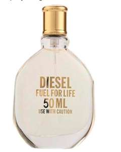 Diesel Fuel for Life, Agua de Perfume para Mujer en Vaporizador Spray, Fragancia Sensorial, 50 ml