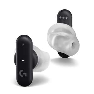 Logitech G FITS Auriculares Inalámbricos para Gaming, Ajuste Moldeado a Medida, LIGHTSPEED + Bluetooth, Negro