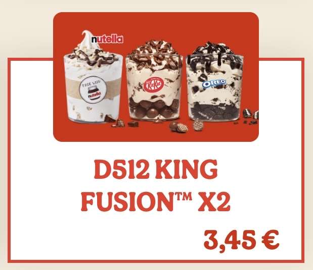 2 x King Fusion por 3,45€ (1,73€/ud)