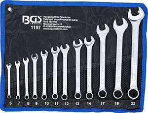 BGS 1197 | Juego de llaves combinadas | 6 - 22 mm | 12 piezas