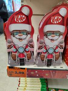 Lata de papa noel KitKat en supermercado DIA