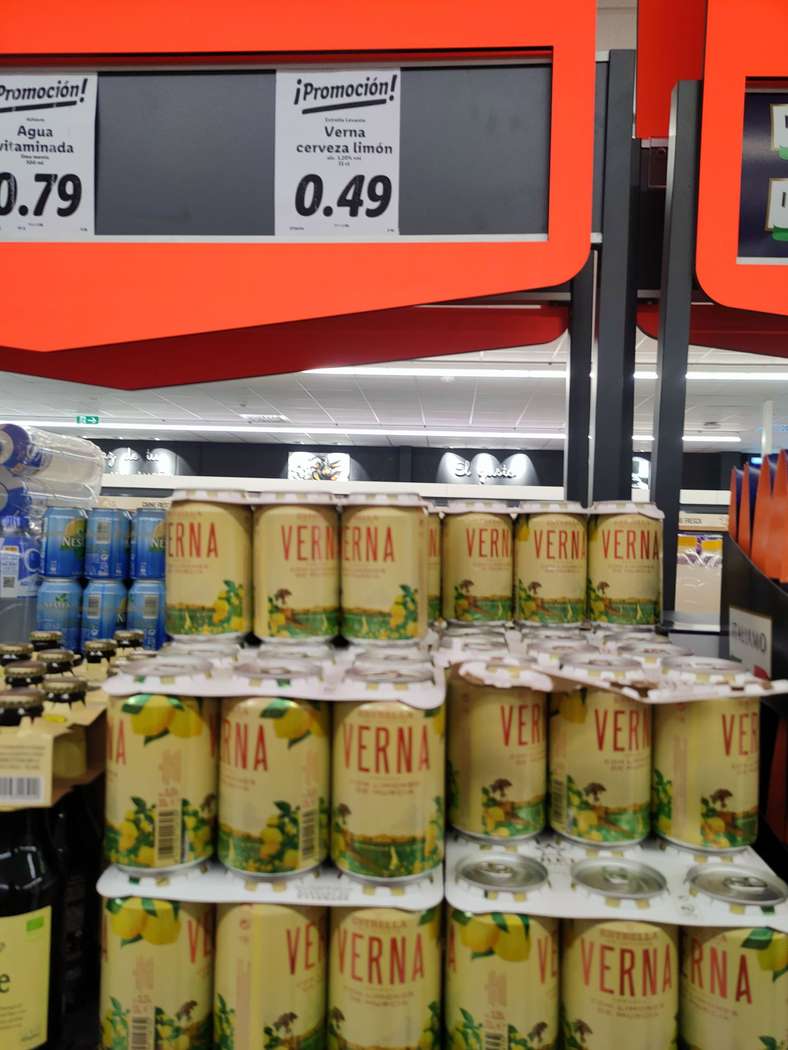 Estrella de levante Verna con limón murciano. LIDL. » Chollometro