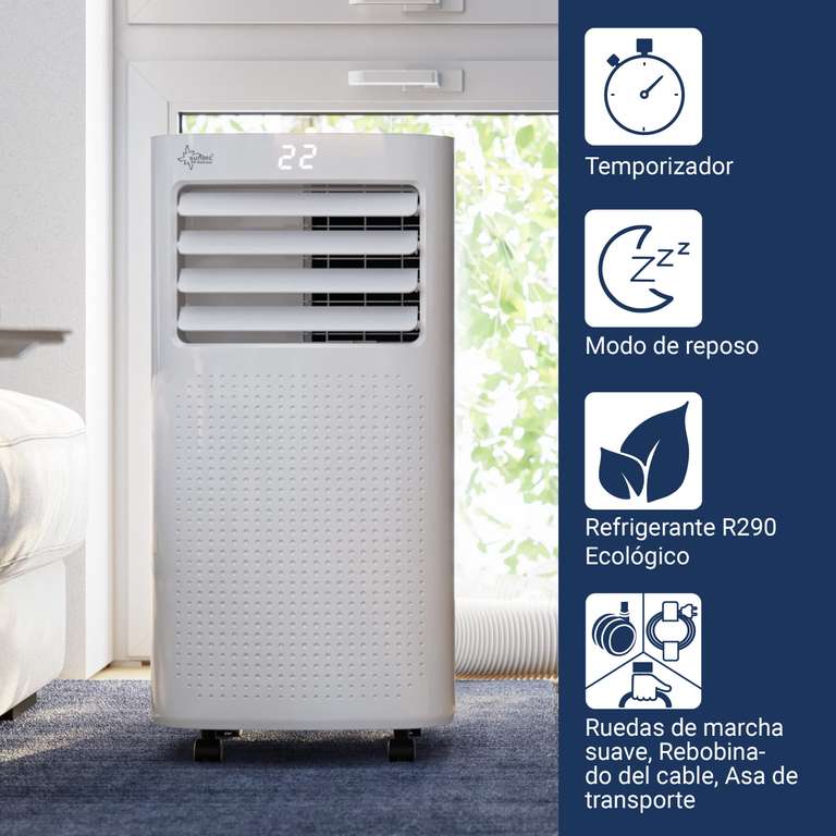 Suntec Aire acondicionado portatil Climatizador 1800 frigoria / 7000 btu