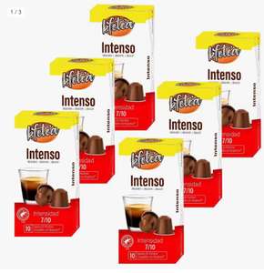 NESPRESSO Intenso compatibles Nespresso 60 capsulas rainforest alliance Kfetea MOG066X6