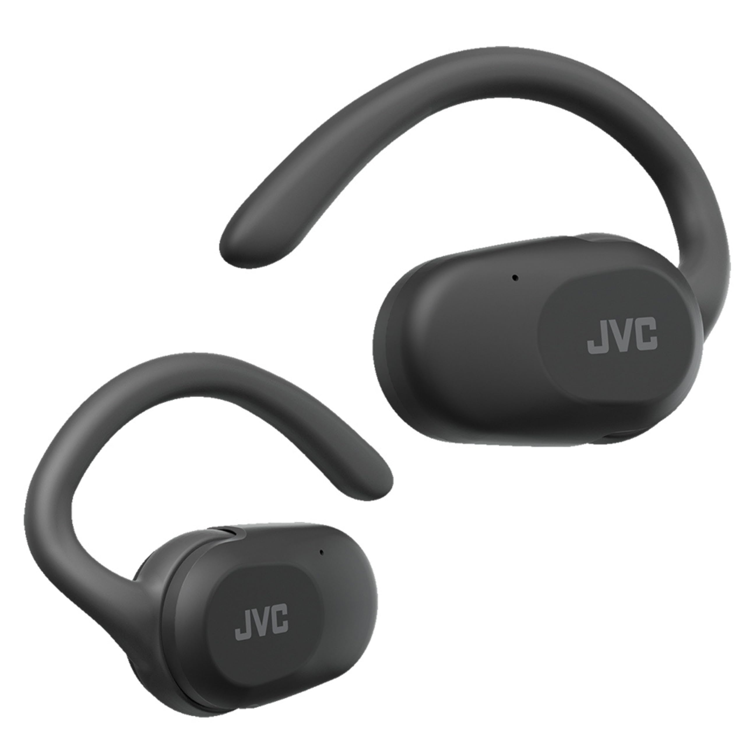 JVC Auriculares Inalámbricos Bluetooth | 26h de Batería y Carga Rápida | Oido Abierto | Resistentes a Salpicaduras Control Táctil - HA-NP40T