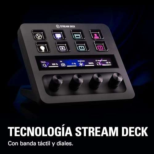 Elgato Stream Deck +, mezclador de audio, controlador de directo y estudio para creación de contenido, streaming y juegos