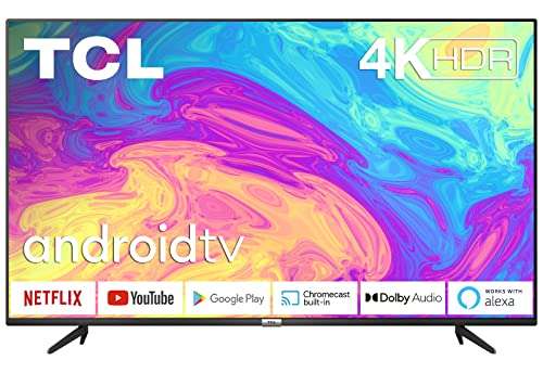 TCL 65BP615 - Smart TV 65" con 4K HDR, Ultra HD, Android 9.0, Dobly Audio, WiFi, Slim Design & Micro Dimming Pro, Smart HDR, HDR 10