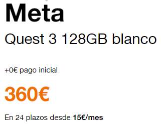 Meta Quest 3 128GB blanco al Mejor Precio