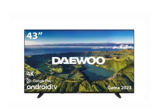 TV LED 43" Daewoo 43DM72UA, 4K UHD, Smart tV modelo 2023 (50" por 299€ / 55" por 329€)