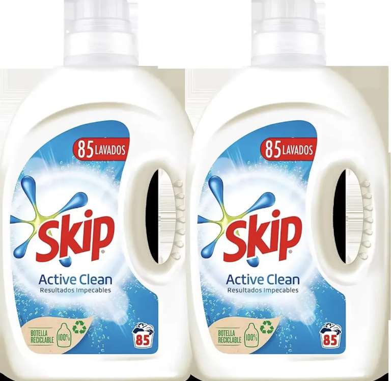 Skip active clean 170 lavados ( a 0,117 e por lavado)