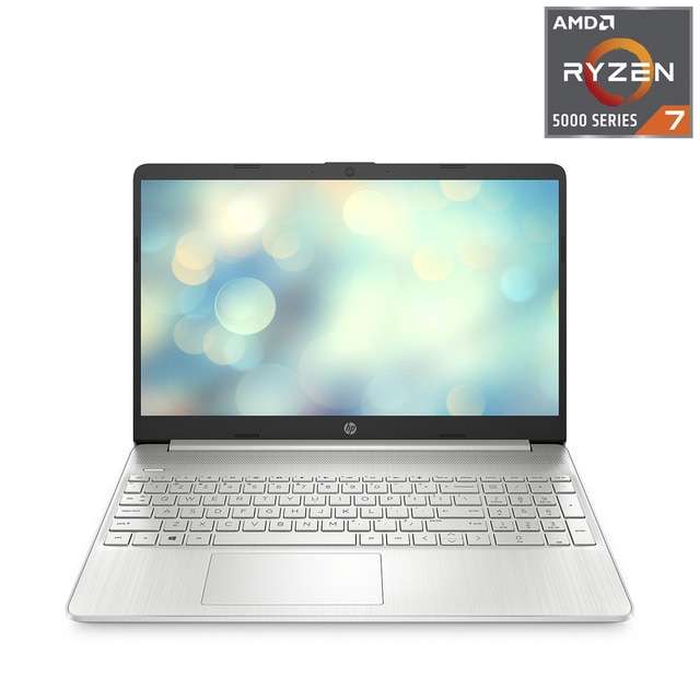 Portátil HP Ryzen 7, 16GB, 512GB SSD, 15,6" Full HD, FreeDOS / Sin Sistema Operativo