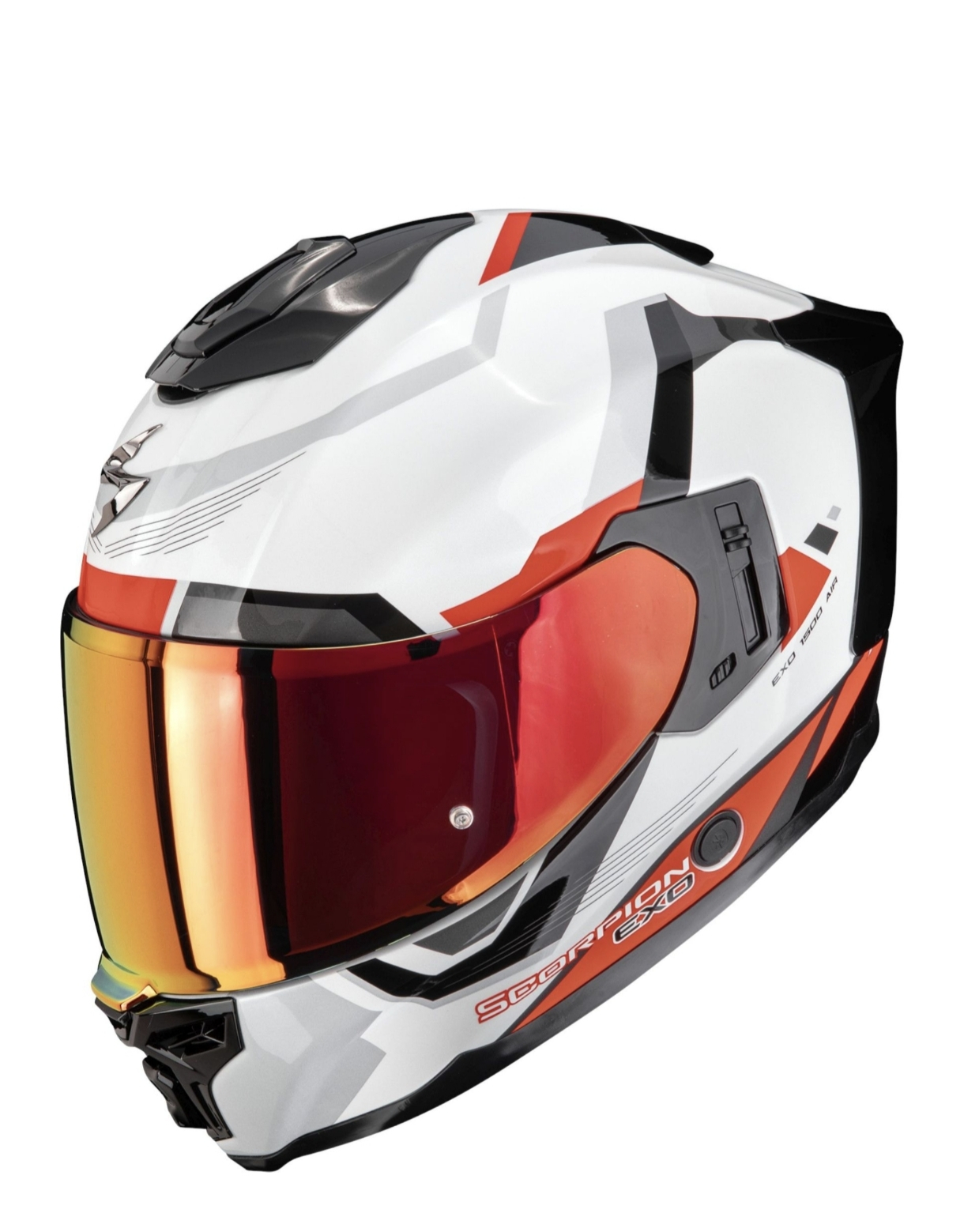 Scorpion Exo-1500 Air Arena Casco integral blanco/rojo/negro Disponible en varias tallas y colores