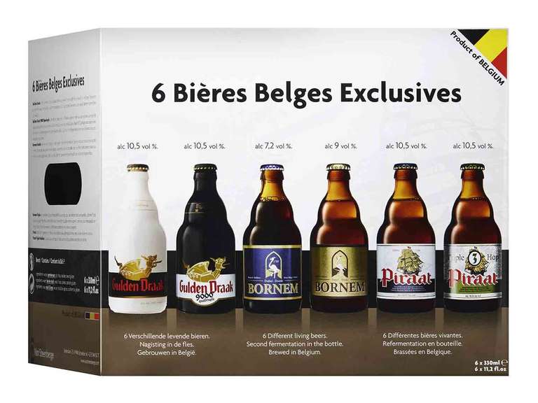 Pack de 6 Cervezas Belga x 33cl. En Lidl.