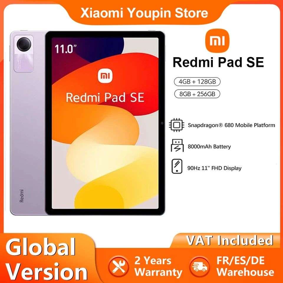 Xiaomi Redmi Pad SE Global Version tablet 11 Inches FHD 90Hz Display  Snapdragon 680 Mobile Platform 8000mAh Battery - AliExpress
