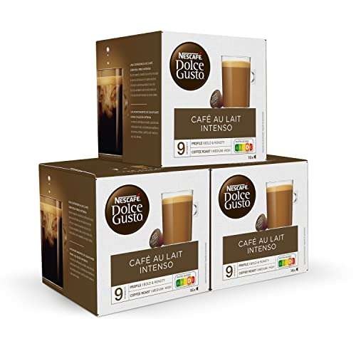 NESCAFÉ Dolce Gusto Cápsulas de café capuchino, 16 unidades (paquete de 3)