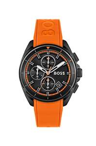 Reloj Boss Cronógrafo de Cuarzo con Correa en silicona Color naranja - 1513957