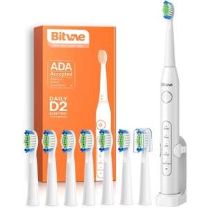 Cepillo de dientes Bitvae Eléctrico con 8 Cabezales de cepillo + 5 Modos