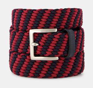 Cinturón trenzado Emidio Tucci. 3 colores diferentes