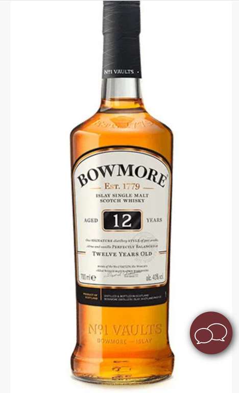 Bowmore 12 Años Single Malt Scotch Whisky