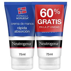 Neutrogena Crema de Manos Reparadora, Fórmula Noruega (2 x 75ml)