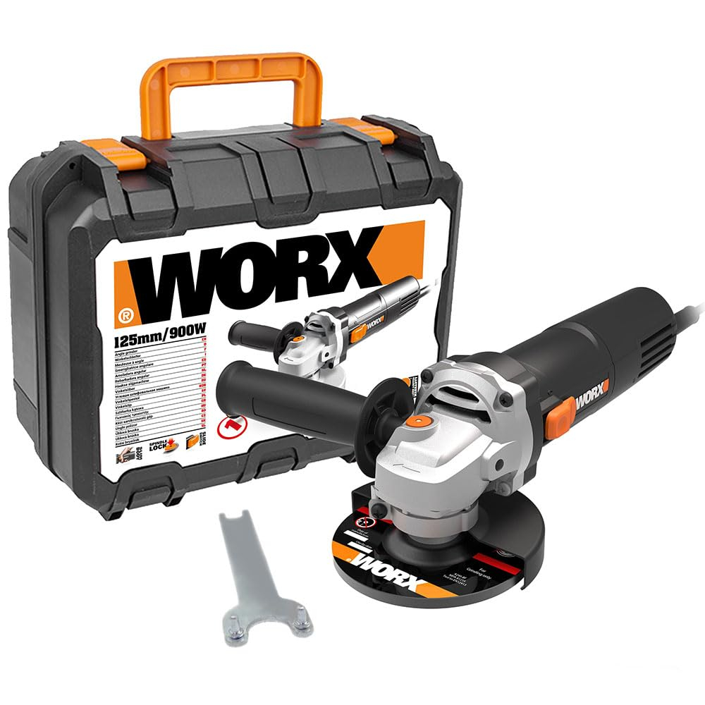 WORX Amoladora angular WX718 de 900 W