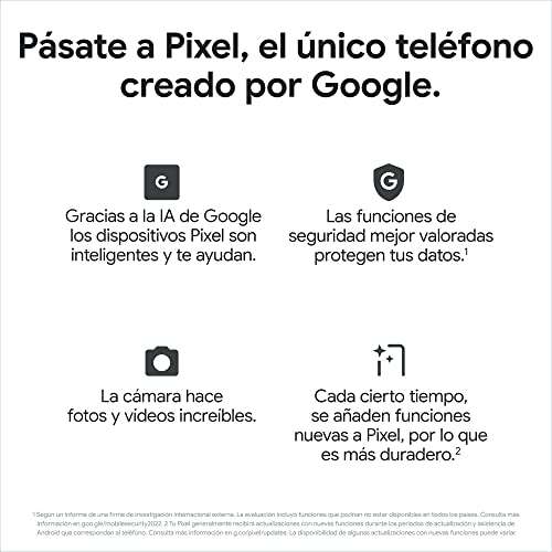 Google Pixel 7a - Teléfono móvil 5G Android Libre con Lente Gran Angular y batería de 24 Horas de duración - Nieve + Funda Pixel 7a