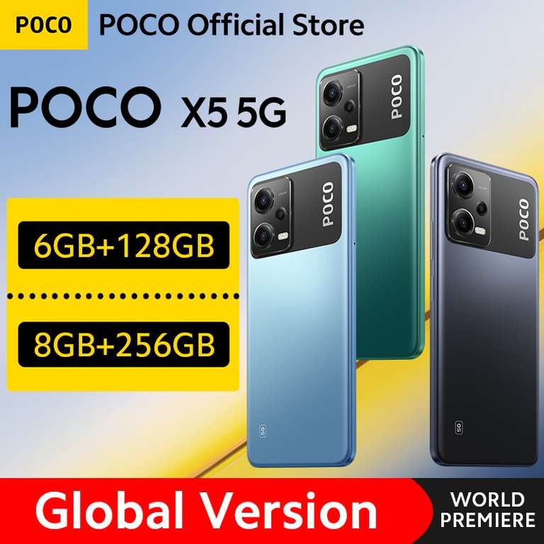 POCO X5 5G con 6GB/128GB Global