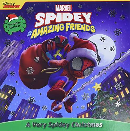 A Very Spidey Christmas (Marvel Spidey and His Amazing Friends) Tapa blanda - Libro de pegatinas