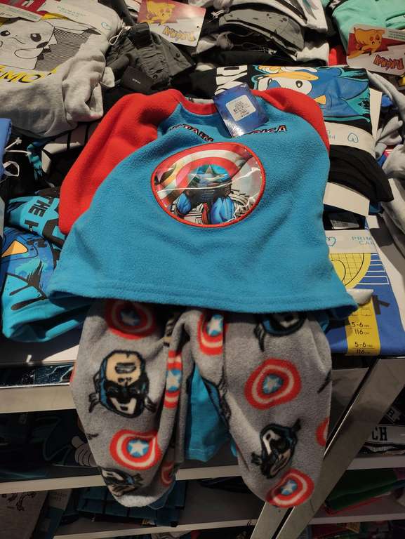 Pijama niños Capitán América @ Primark Islazul