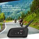 Auriculares Bluetooth Doble V6 Pro para cascos de motocicleta