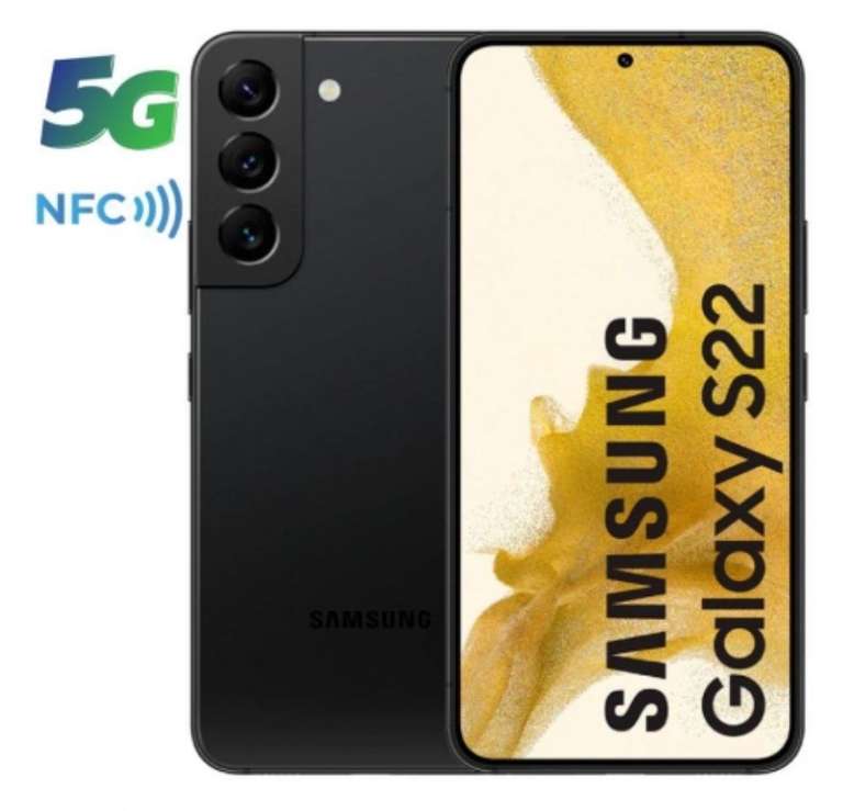 Samsung Galaxy S22 8GB/ 128GB/ 6.1'/ 5G/ Negro