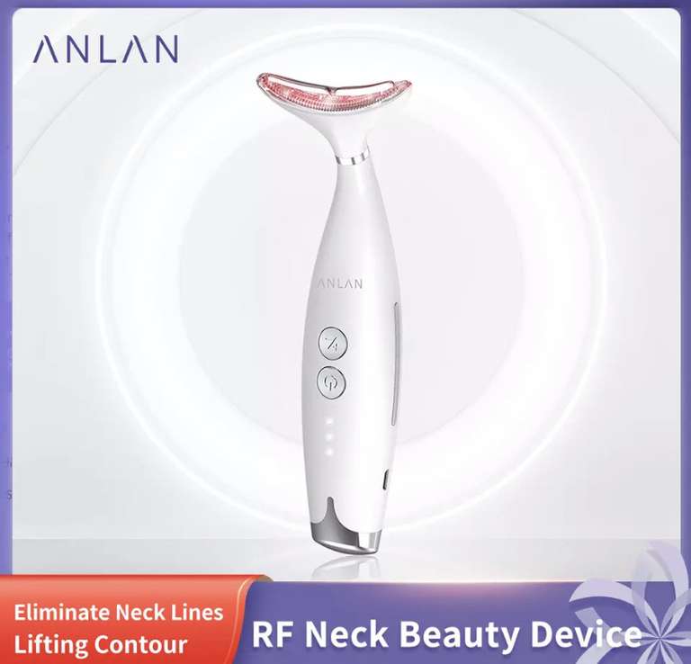 ANLAN-Dispositivo de belleza RF facial para cuello ( el 4 de octubre a las 10:00)