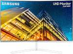 Monitor - Samsung LU32R591CWRXEN, 32" UHD 4K, Curvo, 1500R, 4 ms, 70 Hz, HDMI, Blanco