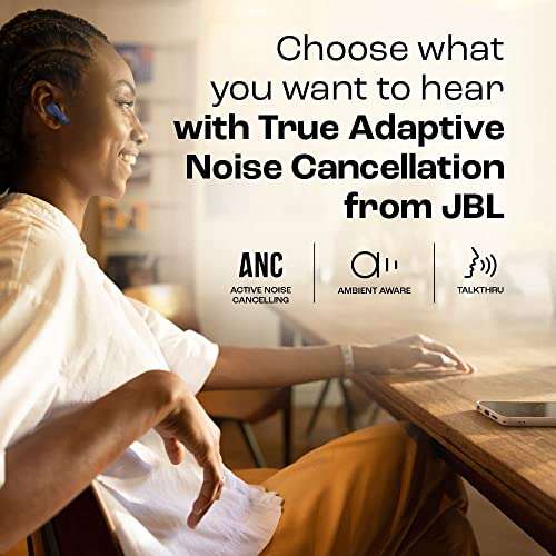 Auriculares JBL Live Pro 2 TWS, auriculares In Ear Bluetooth con cancelación de ruido, 40h de batería, 6 micrófonos,