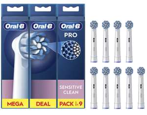 9x Cabezales Oral-B Pro Sensitive Clean