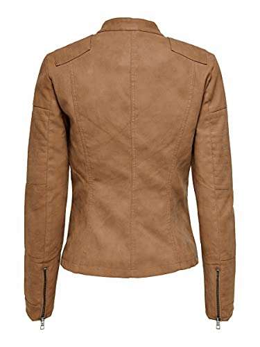 Only Mujer Onlava Faux Leather Biker Otw Noos Chaqueta