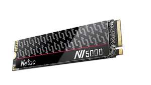 SSD interna Netac NV5000 de 2 TB (PCIe 4.0, NAND 3D, caché SLC) (Aplicar cupón 30%)