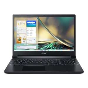 Acer Aspire 7 Portátil | A715-43G | Negro / Windows 11 Home Procesador AMD Ryzen 5 5625U Hexa-core 16 GB 512 SSD GeForce RTX 3050 Ti